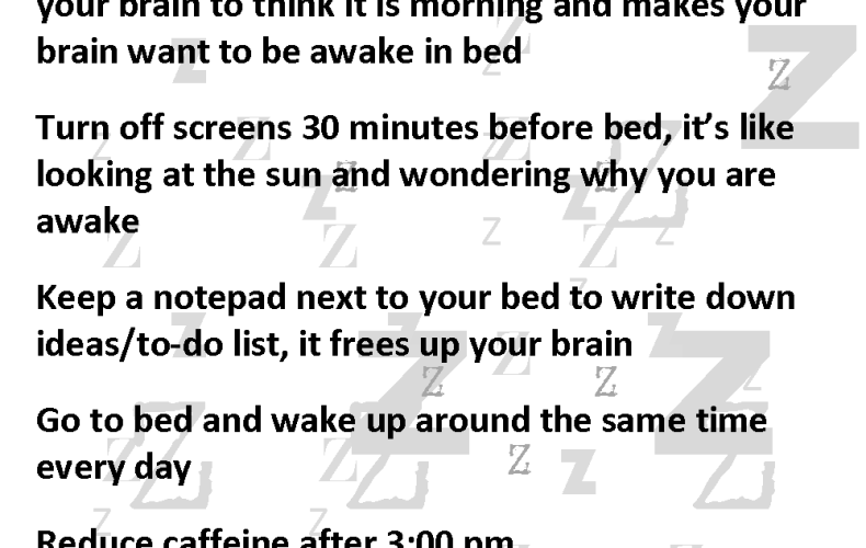 Nine ways to get better sleep